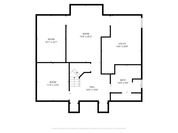Basement floor plan